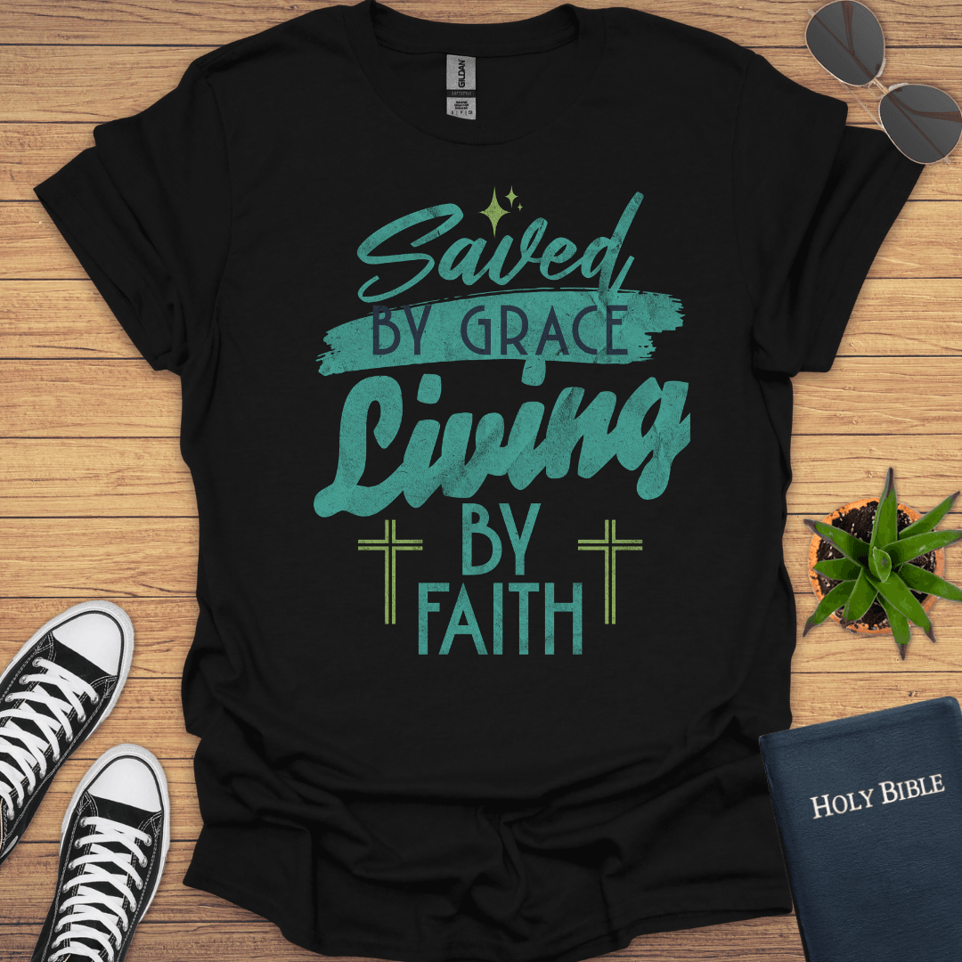 Saved By Grace T-Shirt - Christian Clothes
