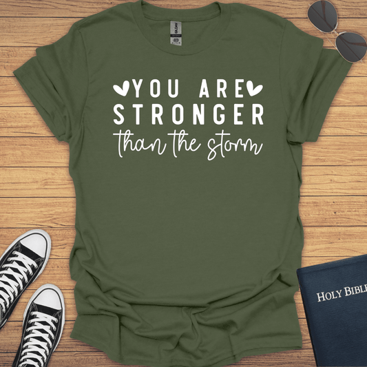 Your Stranger Than Storm T-Shirt - Christian Clothes