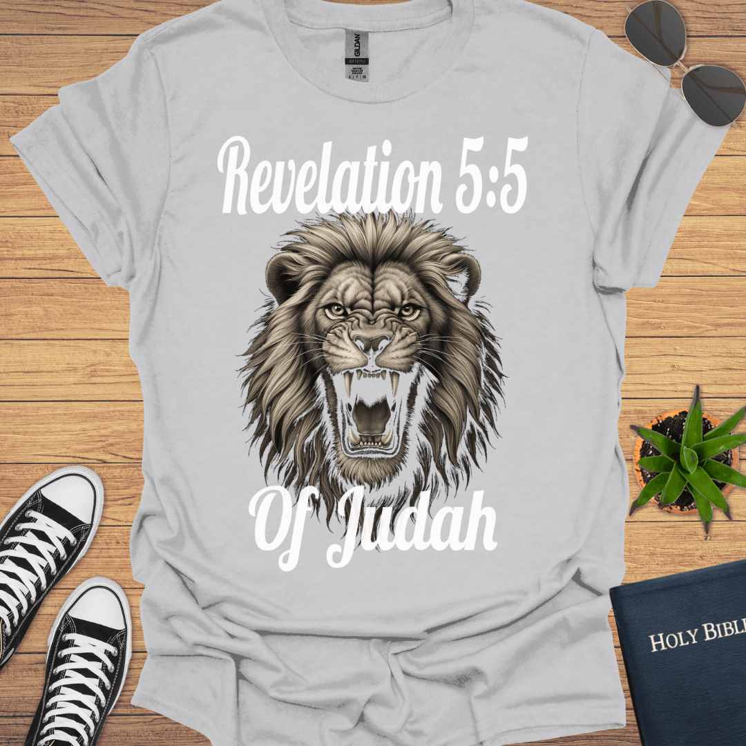 Lion Of Judah Revelation 5:5 T-Shirt - Christian Clothes