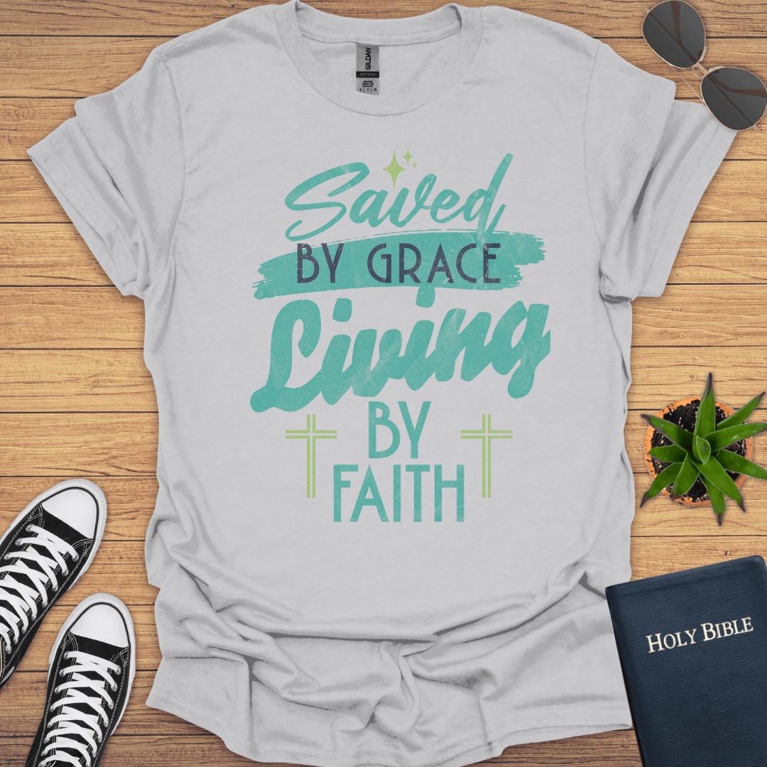 Saved By Grace T-Shirt - Christian Clothes