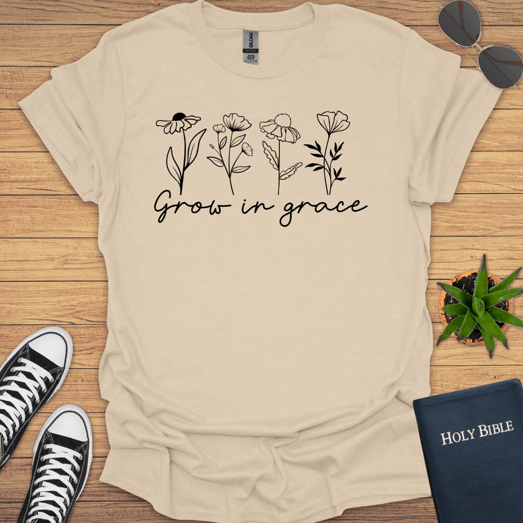 Grow in Grace T-Shirt - Christian Clothes