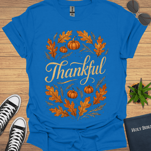 Thankful Autumn T-Shirt - Christian Clothes