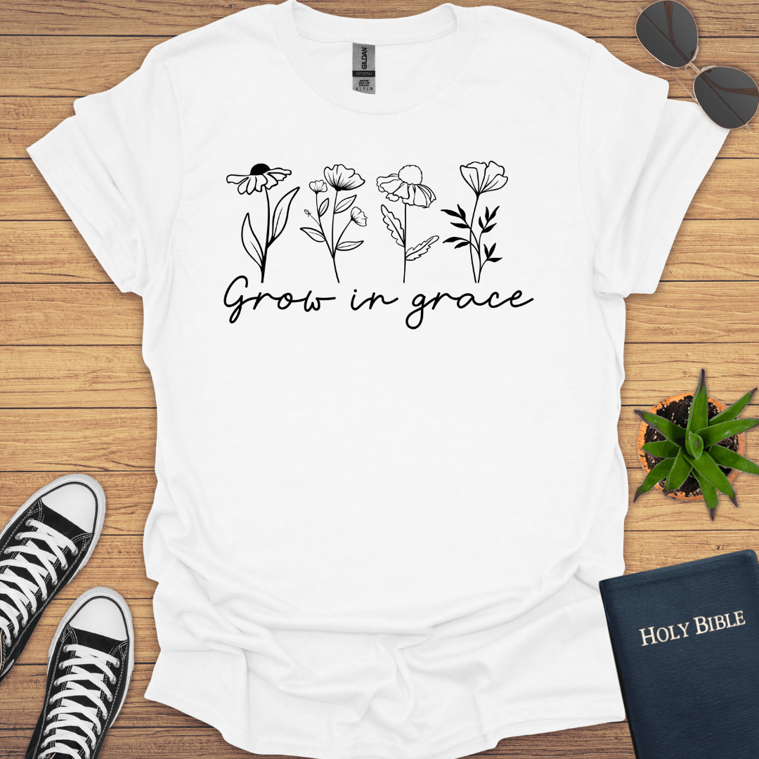 Grow in Grace T-Shirt - Christian Clothes