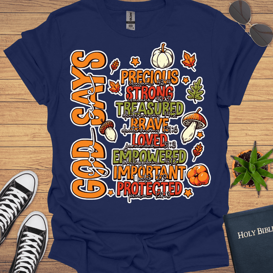 God Says I Am T-Shirt - Christian Clothes