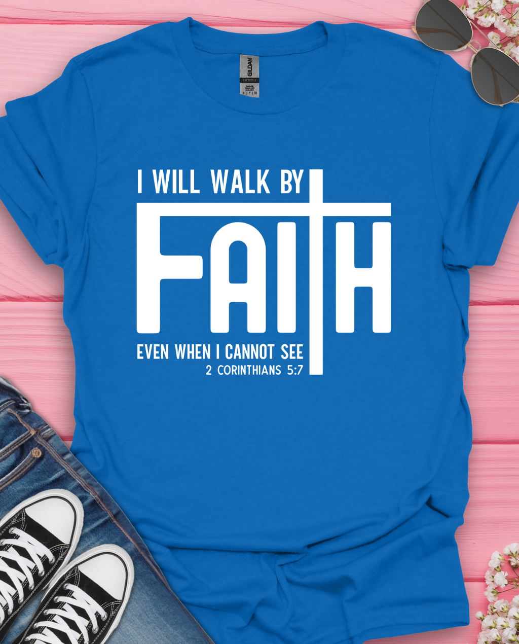Fear Ends Where Faith Begins  T-Shirt