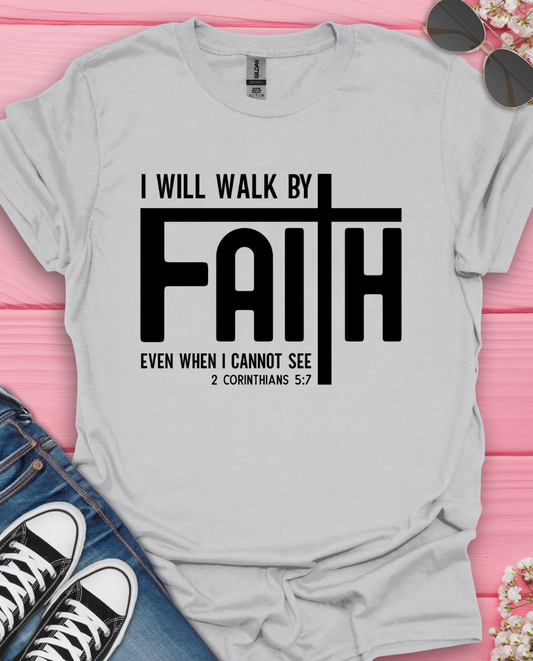 Fear Ends Where Faith Begins  T-Shirt