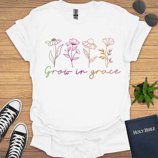 Grow in Grace T-Shirt - Christian Clothes
