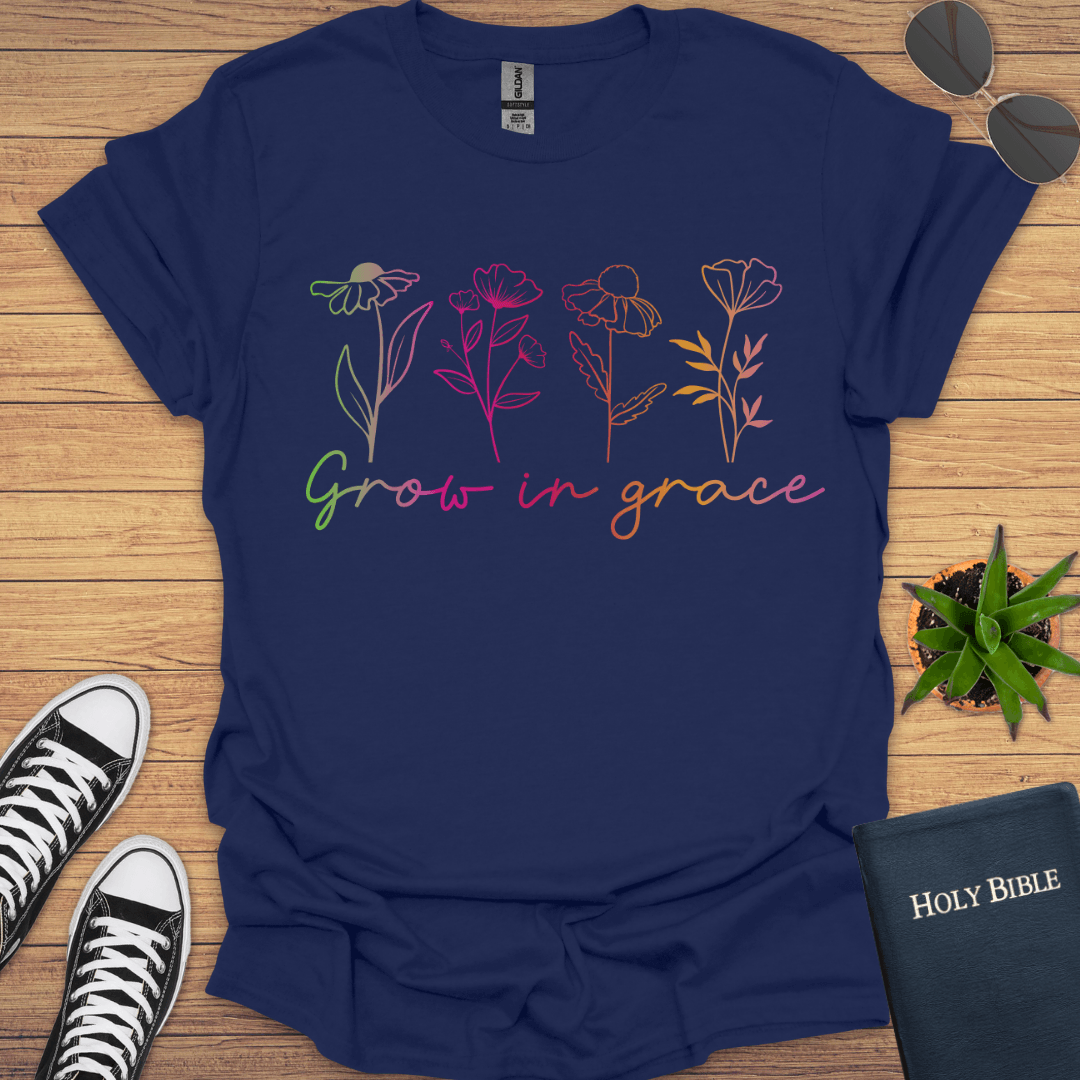 Grow in Grace T-Shirt - Christian Clothes