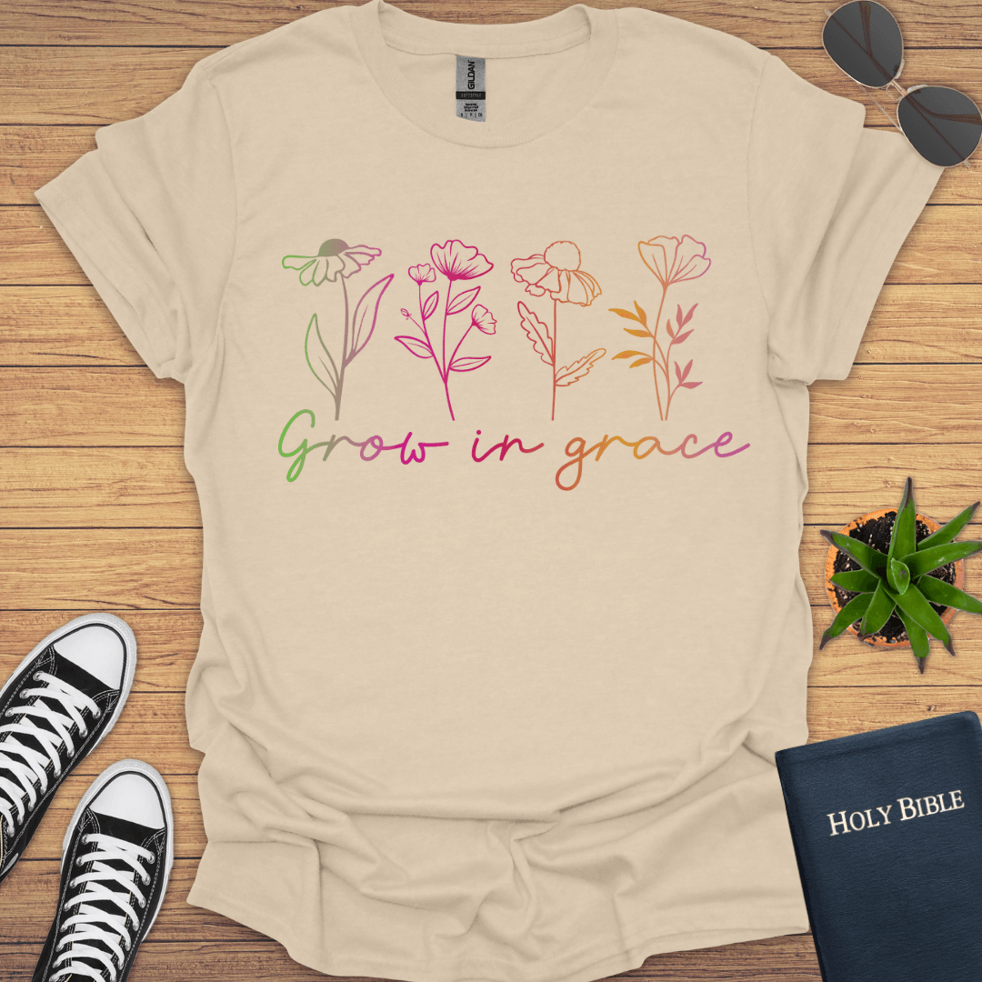 Grow in Grace T-Shirt - Christian Clothes