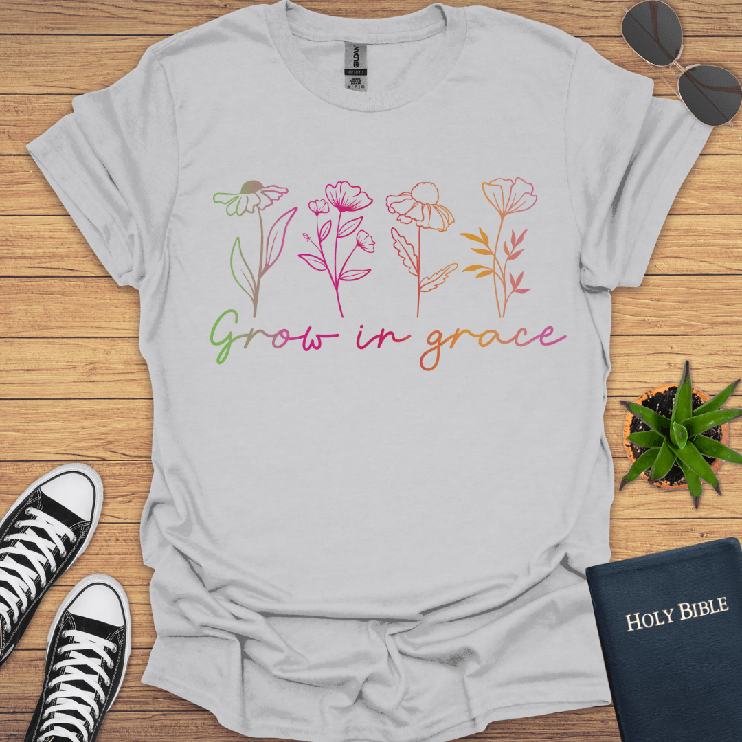 Grow in Grace T-Shirt - Christian Clothes