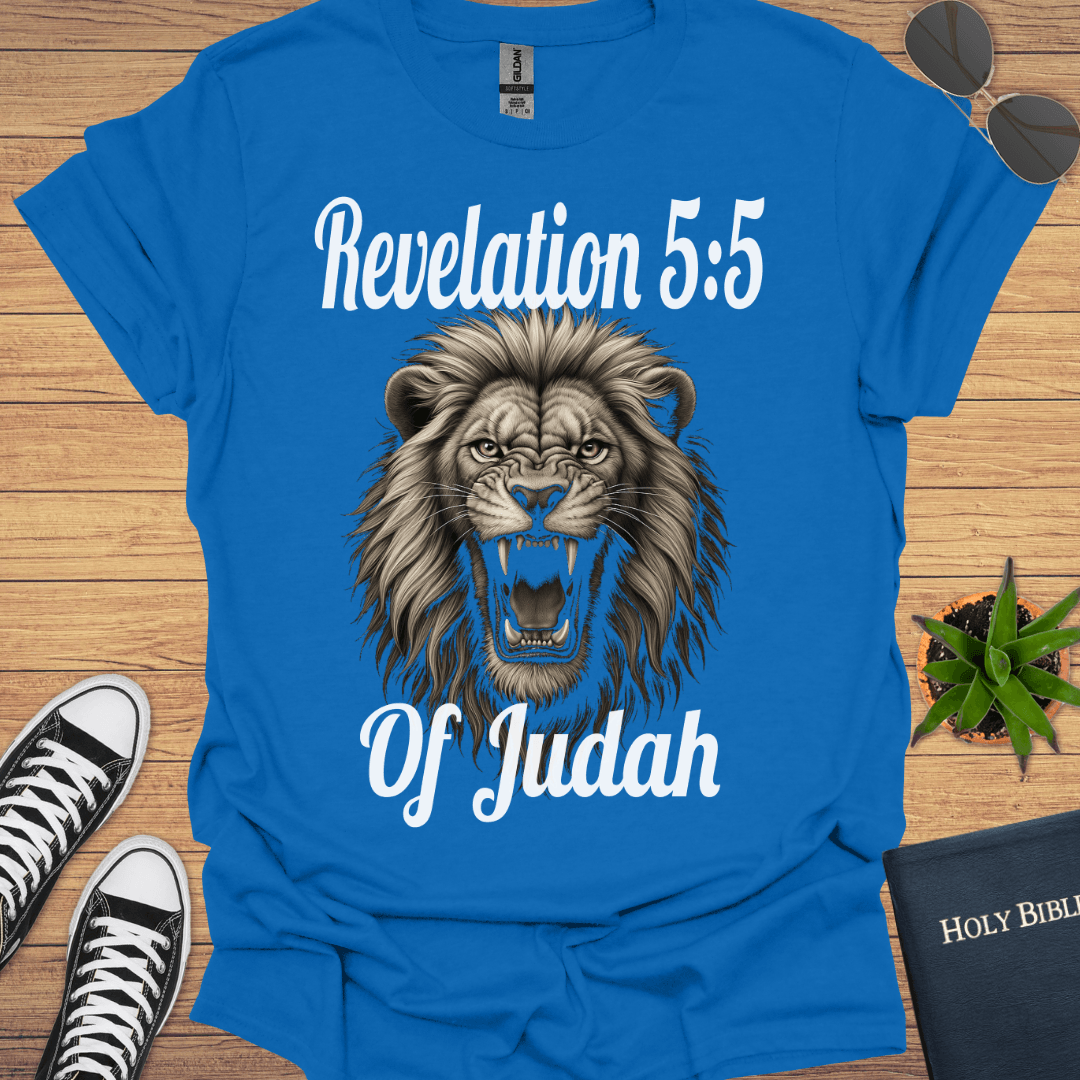 Lion Of Judah Revelation 5:5 T-Shirt - Christian Clothes