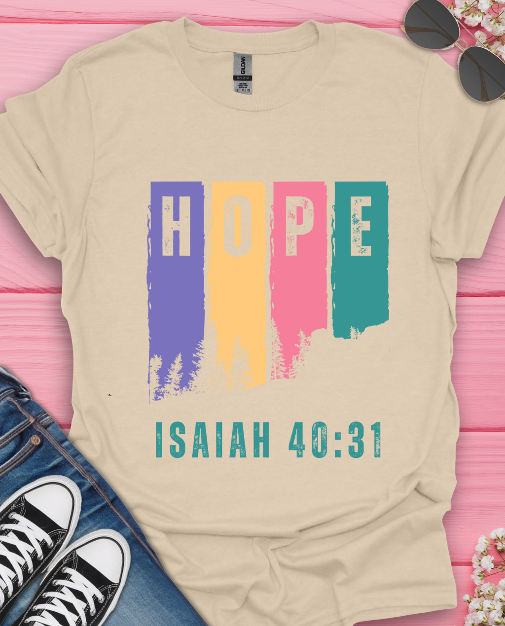Hope Isaiah 40:31 T-Shirt