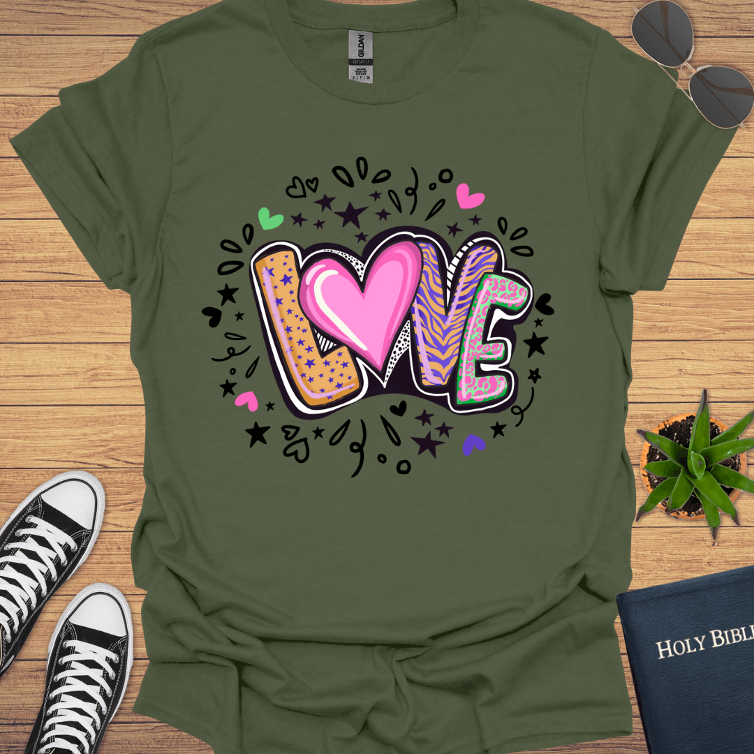 Love Design T-Shirt - Christian Clothes