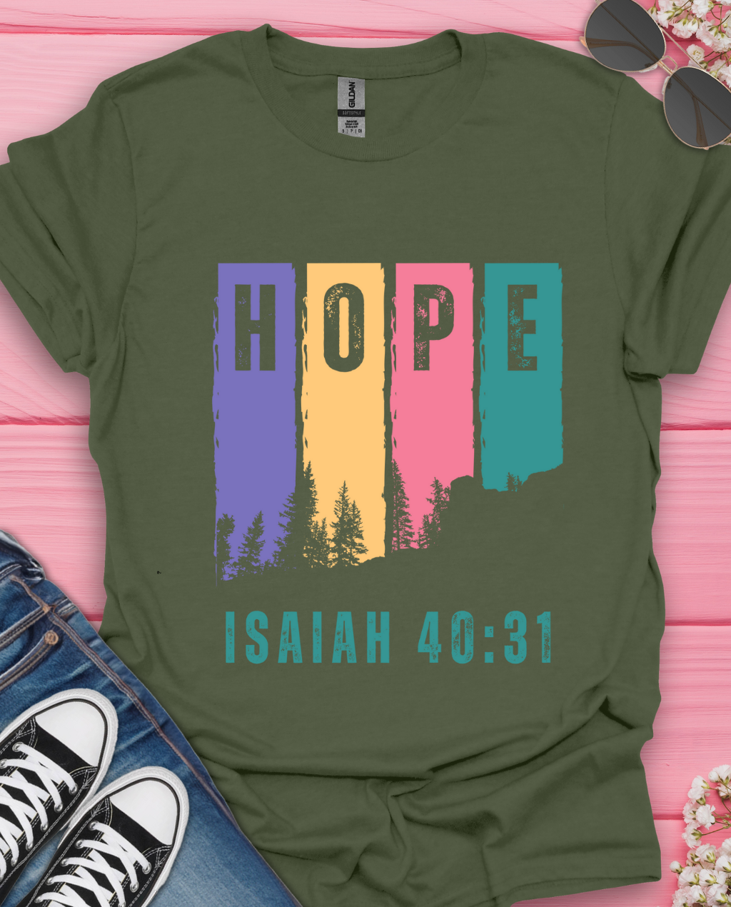 Hope Isaiah 40:31 T-Shirt