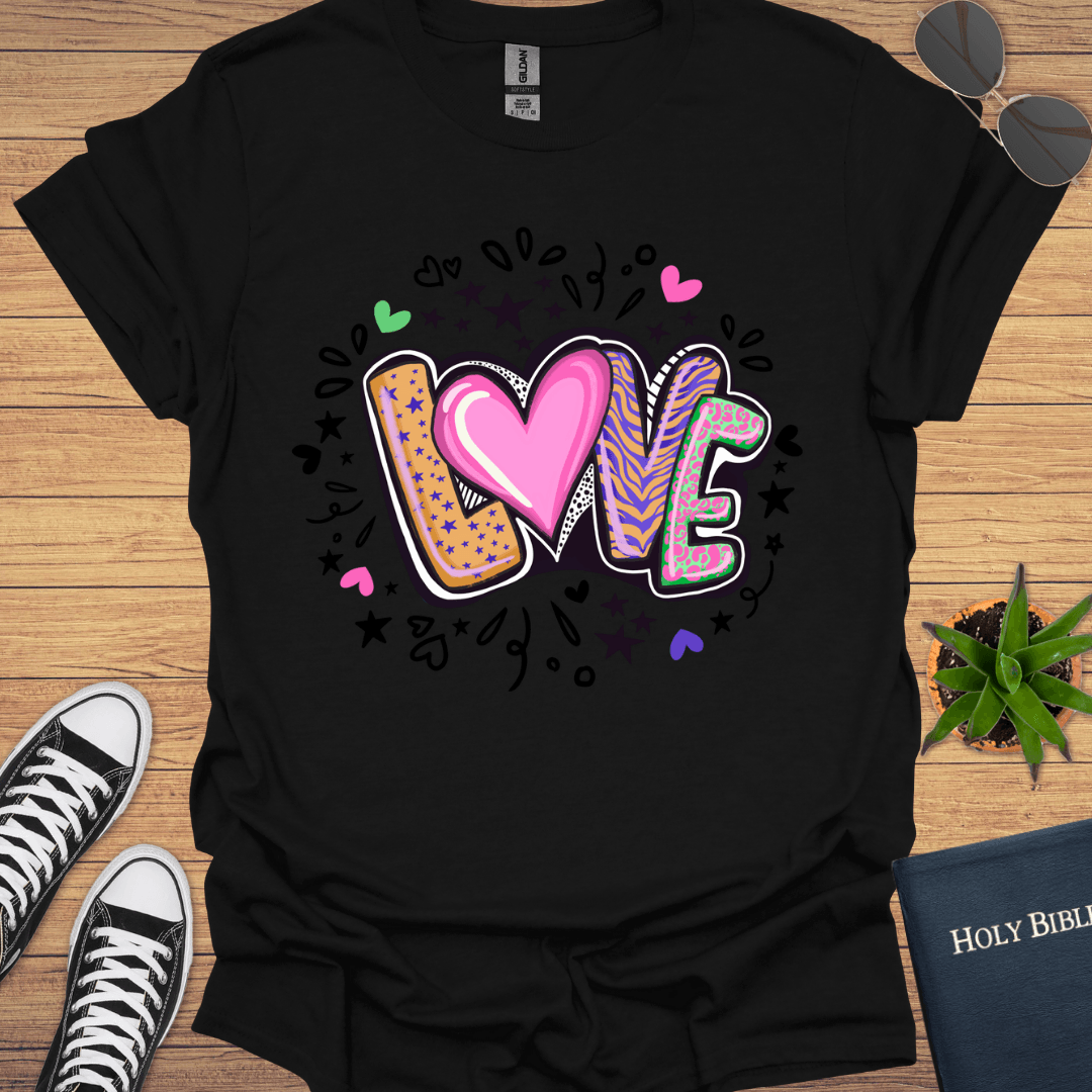 Love Design T-Shirt - Christian Clothes