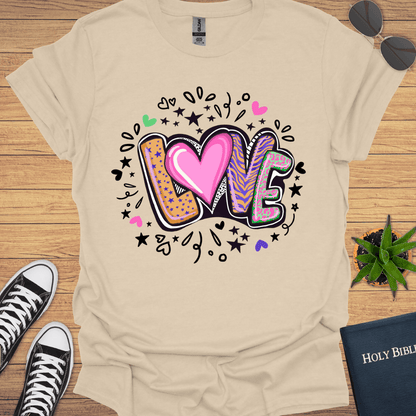 Love Design T-Shirt - Christian Clothes