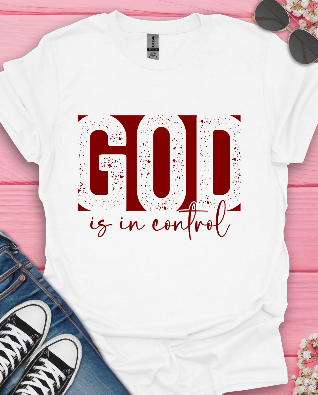 God is in Control  T-Shirt