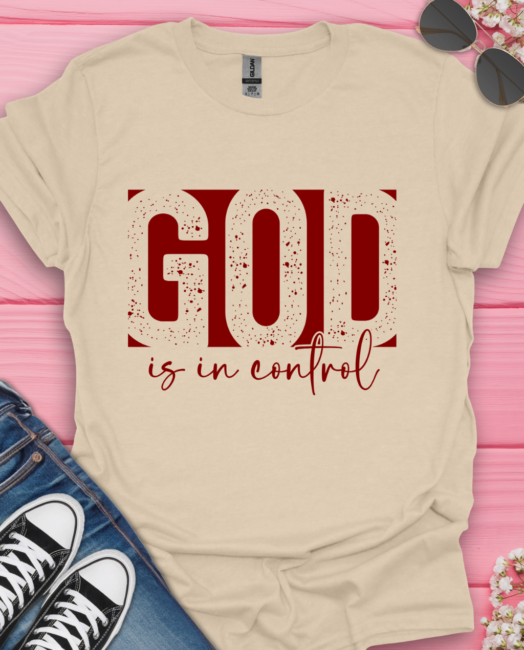 God is in Control  T-Shirt