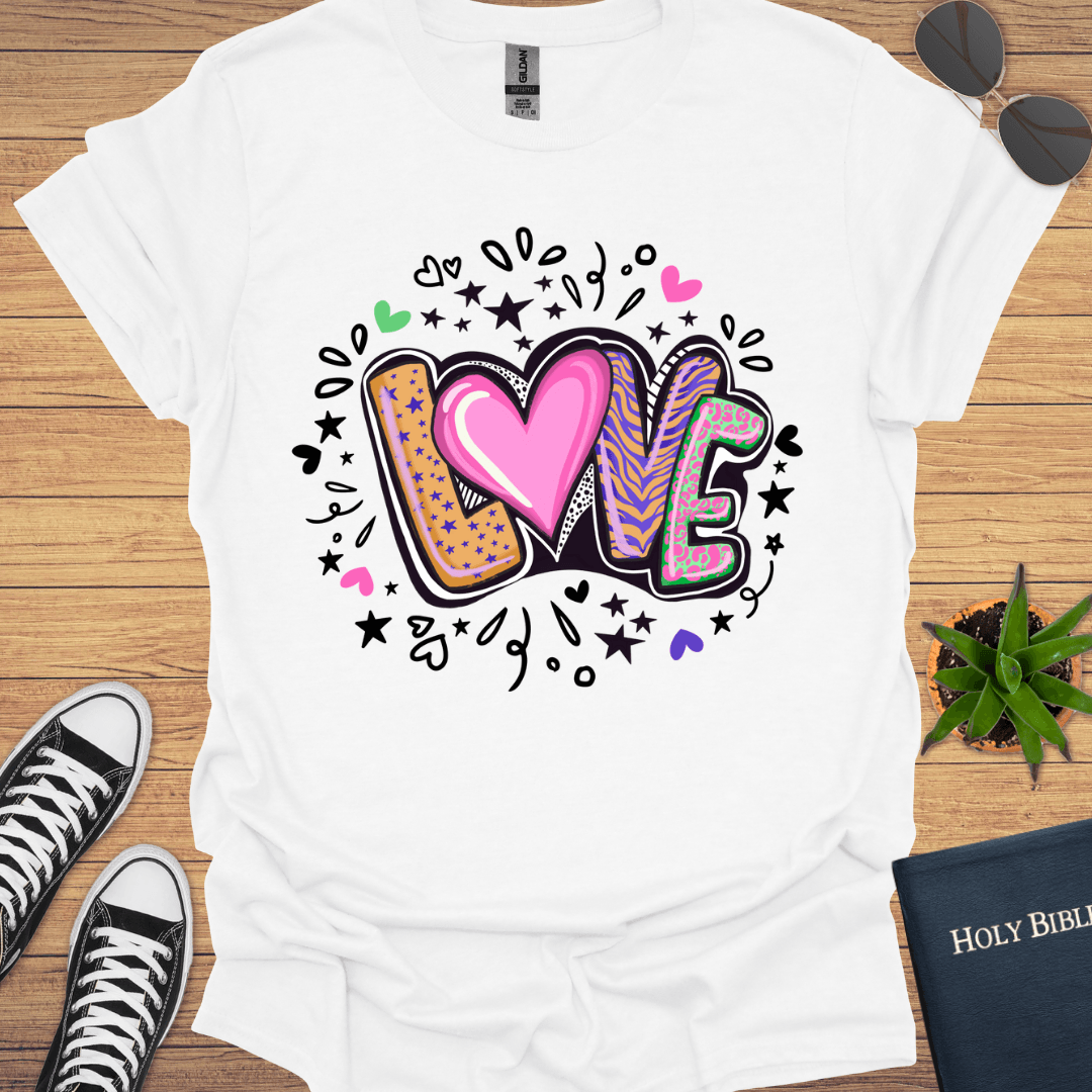 Love Design T-Shirt - Christian Clothes