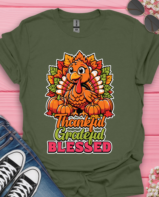 Thankful Fall Design T-Shirt