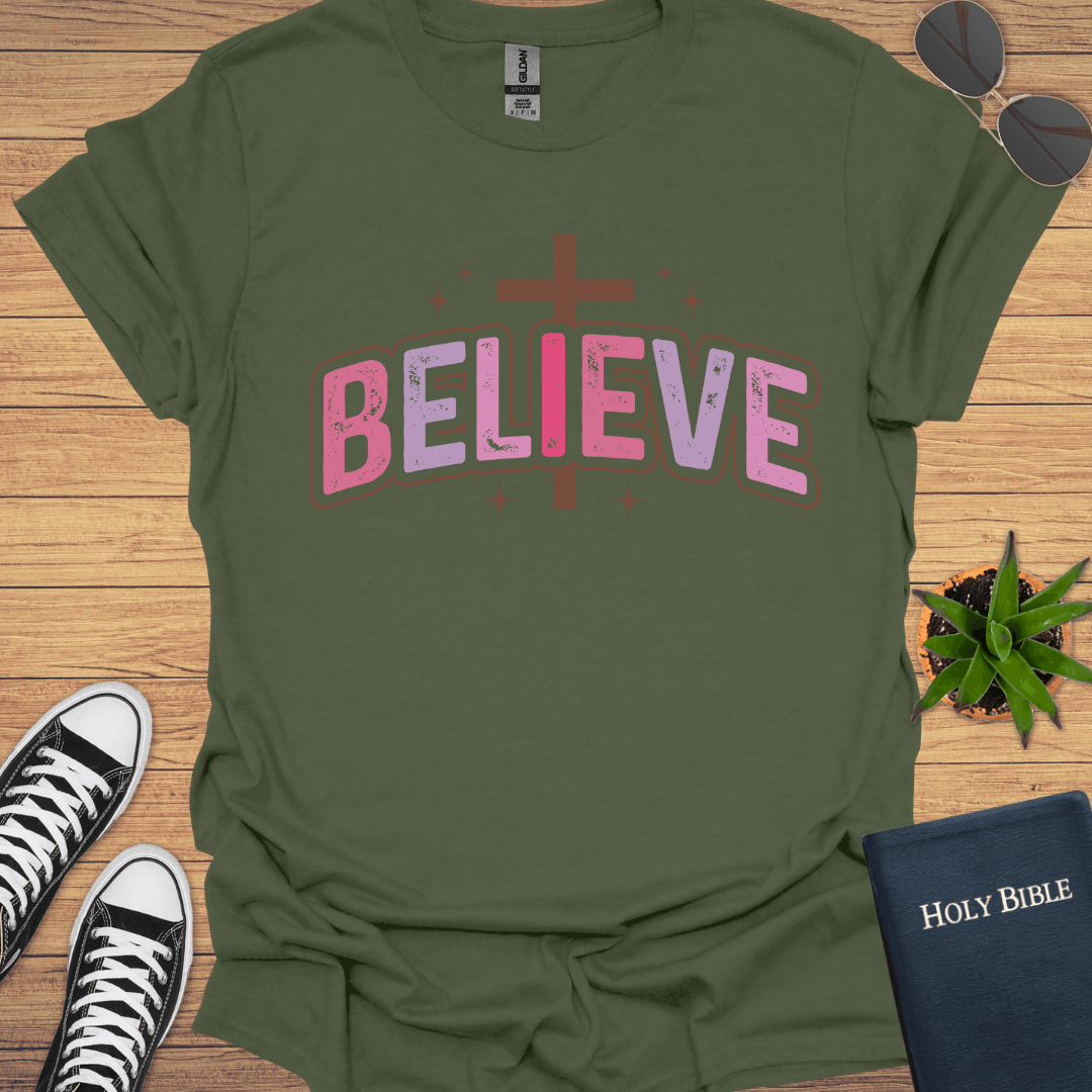 Believe T-Shirt - Christian Clothes