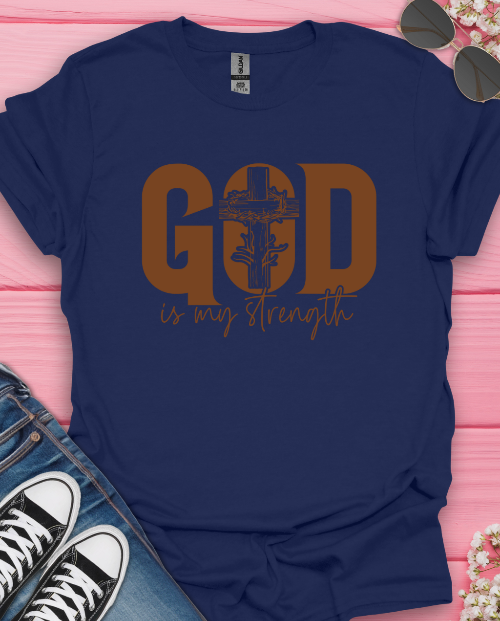 God is My  Strength T-Shirt