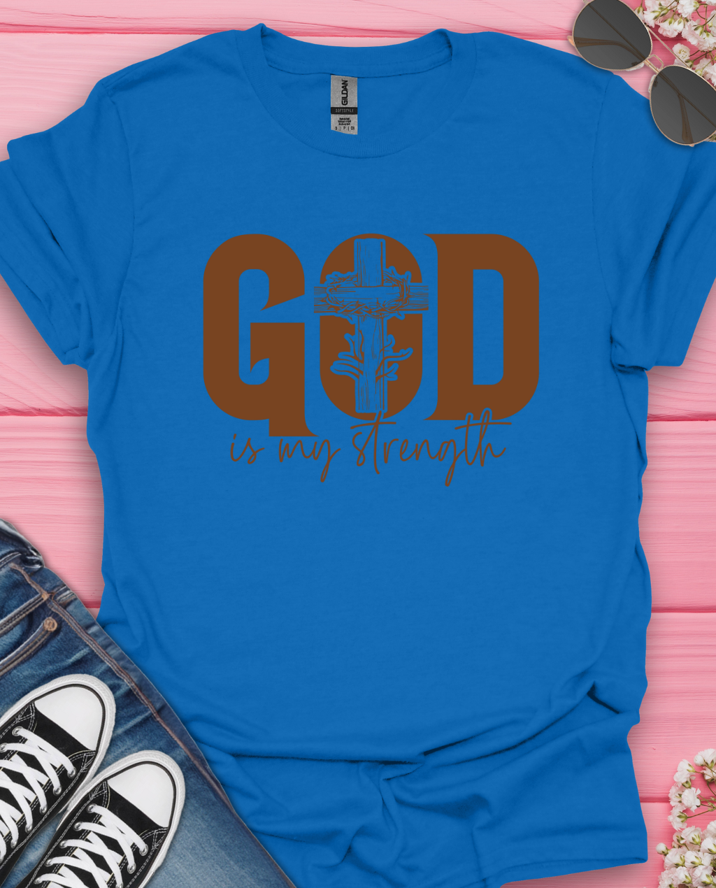 God is My  Strength T-Shirt