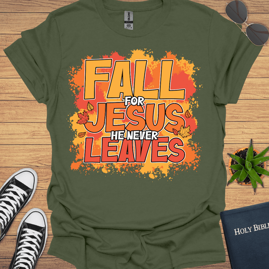 Fall For Jesus T-Shirt - Christian Clothes