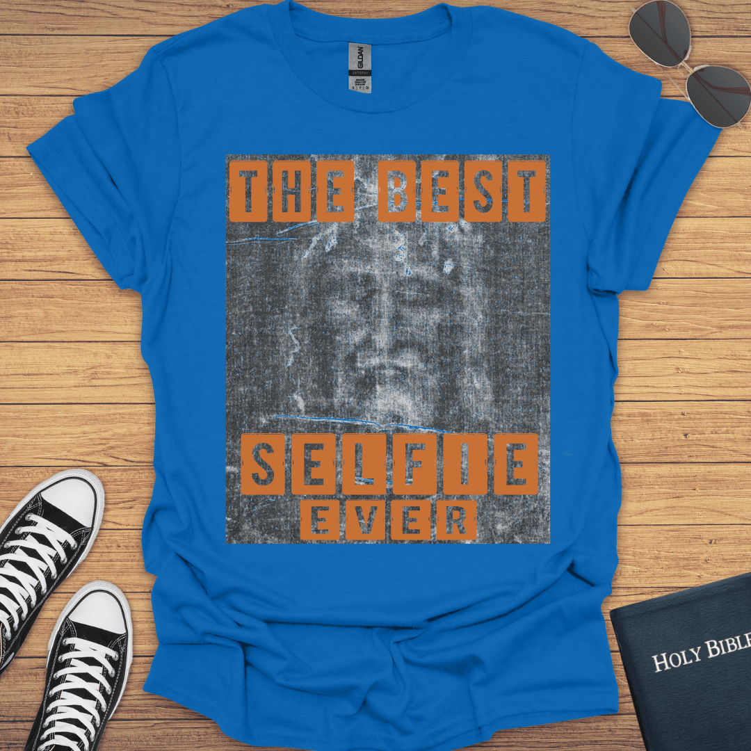 The Shroud Best Selfe Ever T-Shirt - Christian Clothes