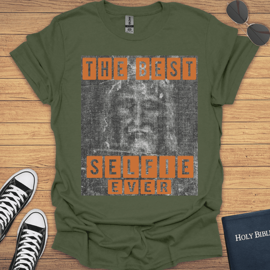 The Shroud Best Selfe Ever T-Shirt - Christian Clothes