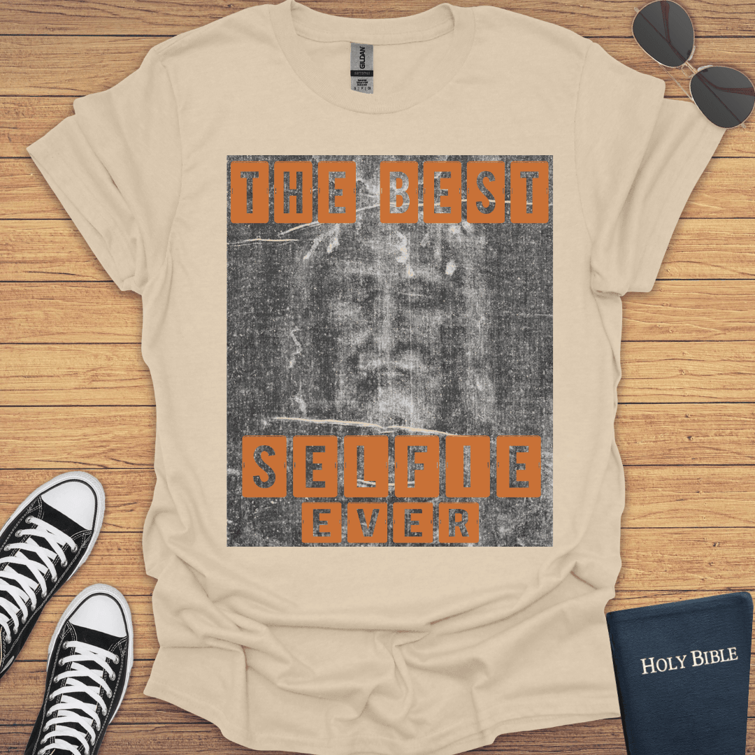 The Shroud Best Selfe Ever T-Shirt - Christian Clothes