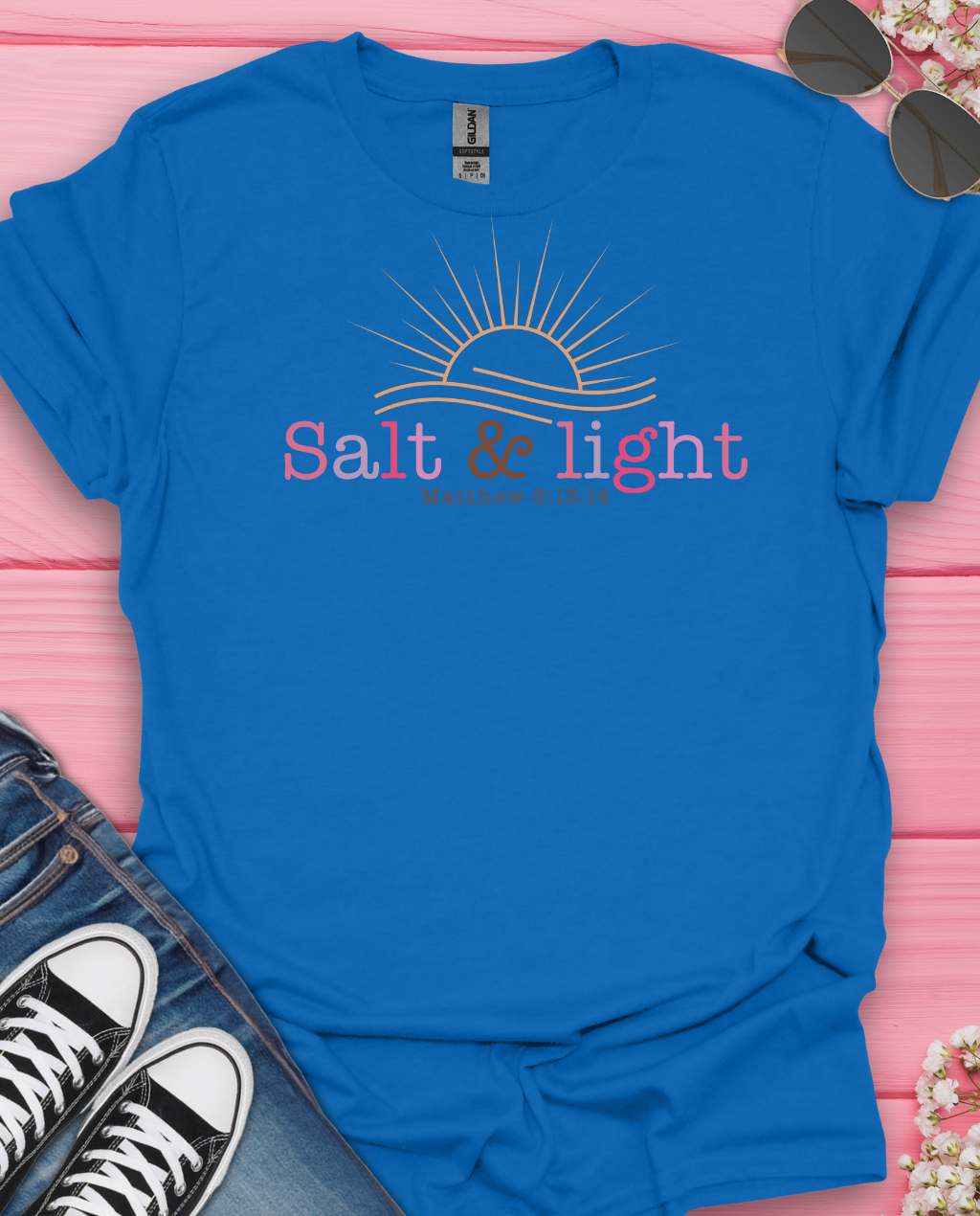 Salt And Light Mattew 5:13-14 T-Shirt