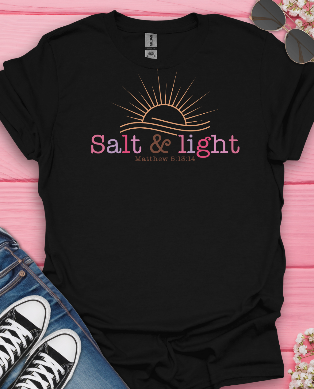 Salt And Light Mattew 5:13-14 T-Shirt