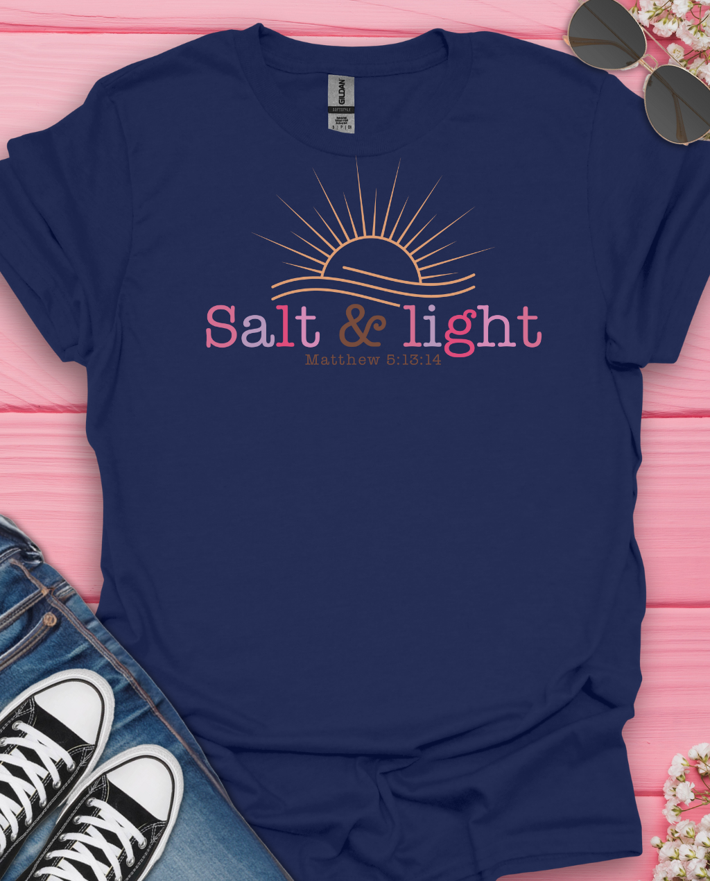 Salt And Light Mattew 5:13-14 T-Shirt