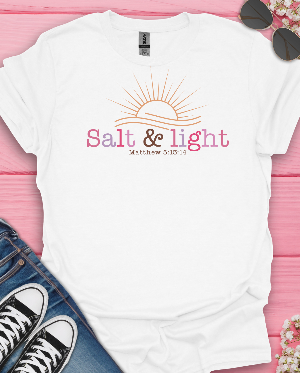 Salt And Light Mattew 5:13-14 T-Shirt