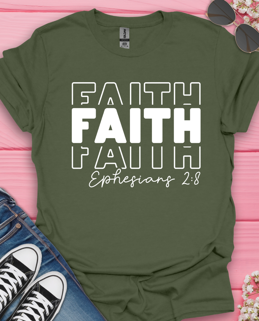 Faith Ephesian 2:18 T-Shirt