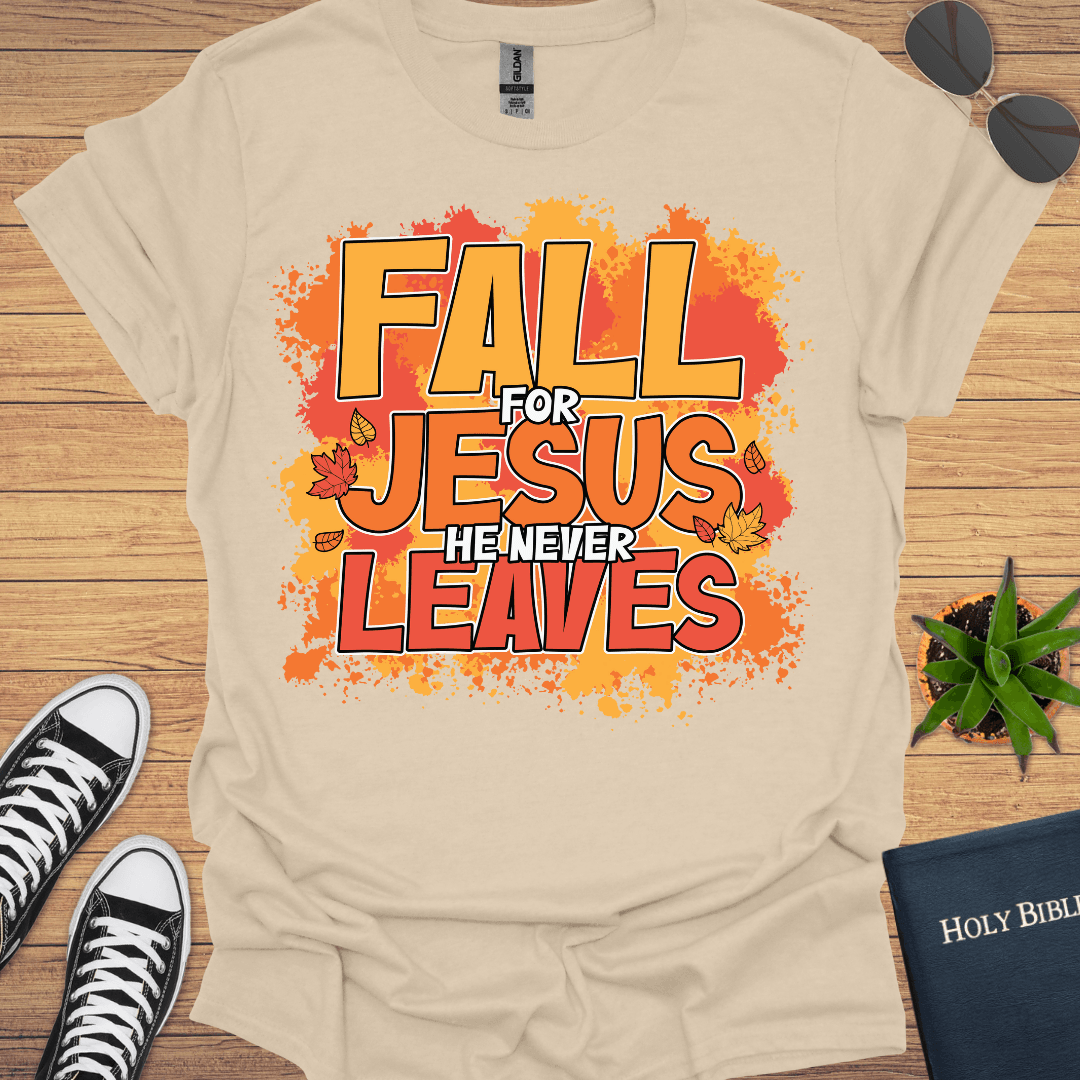 Fall For Jesus T-Shirt - Christian Clothes