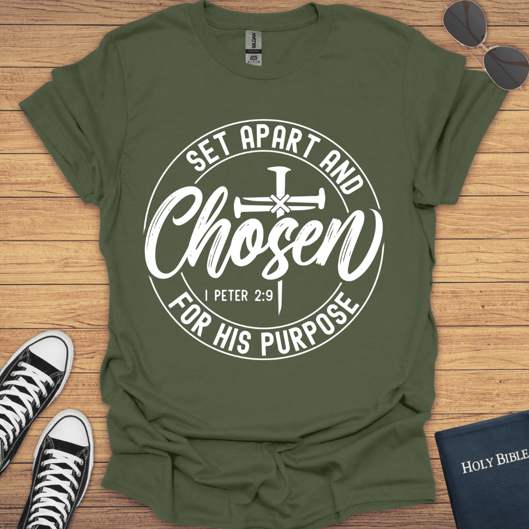 Set Apart And Chosen T-Shirt - Christian Clothes