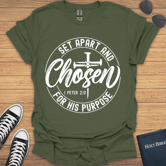 Set Apart And Chosen T-Shirt - Christian Clothes