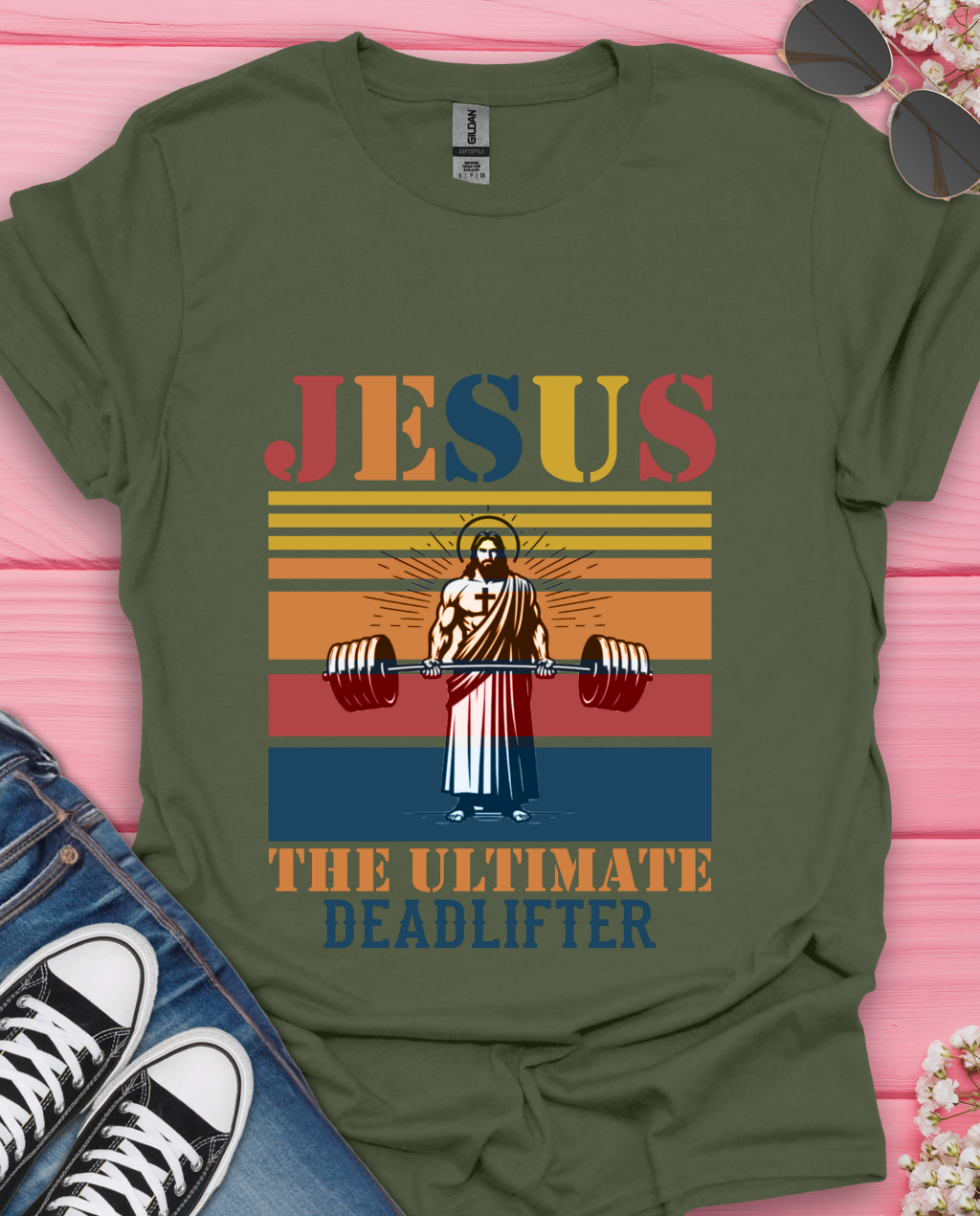 Jesus The Ultimate Deadlifter T-Shirt