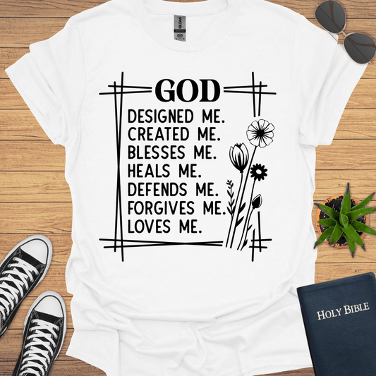 God designed Me T-Shirt - Christian Clothes