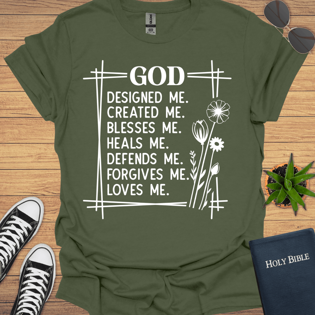 God designed Me T-Shirt - Christian Clothes