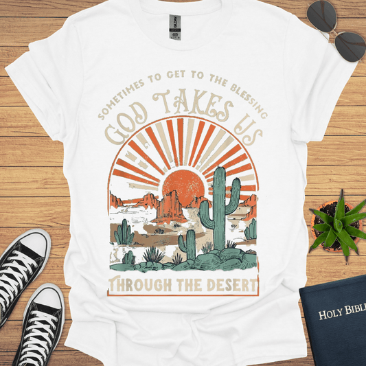 God Takes Us T-Shirt - Christian Clothes