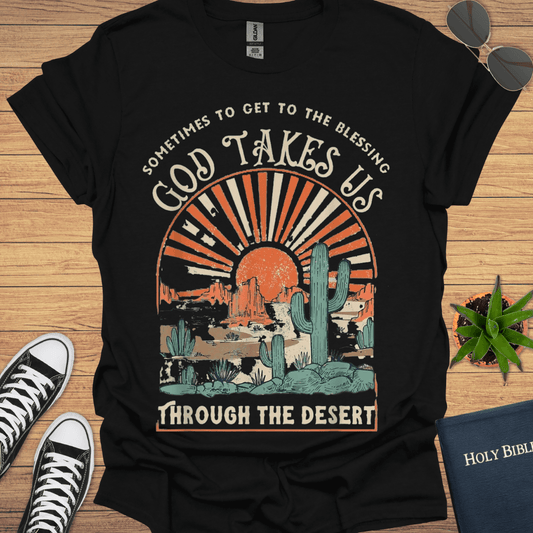 God Takes Us T-Shirt - Christian Clothes
