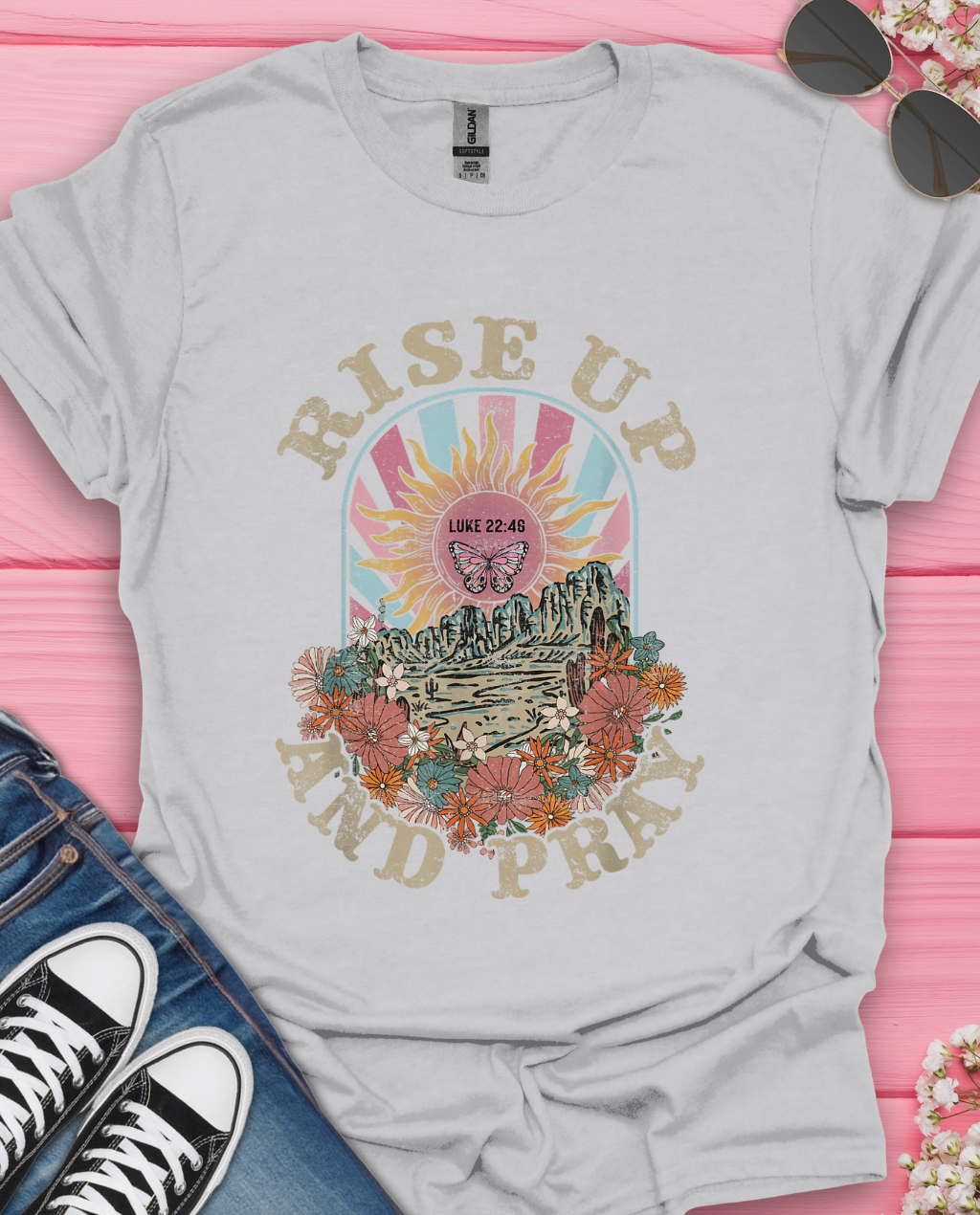 Riseup and Pray  T-Shirt