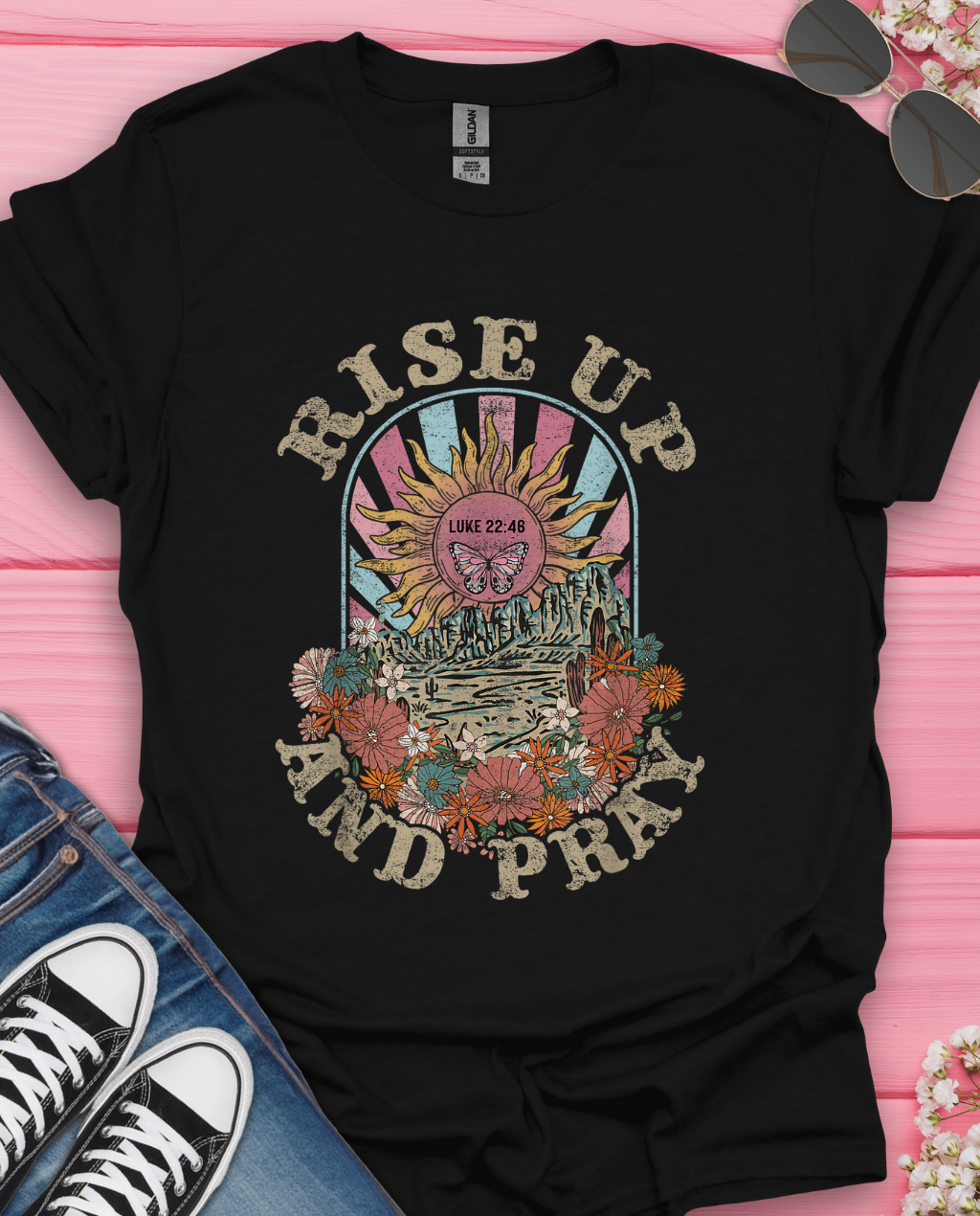 Riseup and Pray  T-Shirt