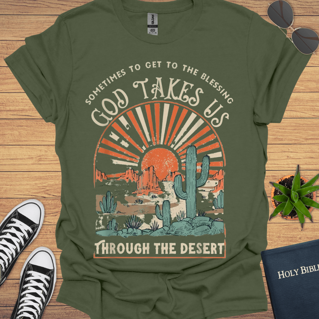God Takes Us T-Shirt - Christian Clothes