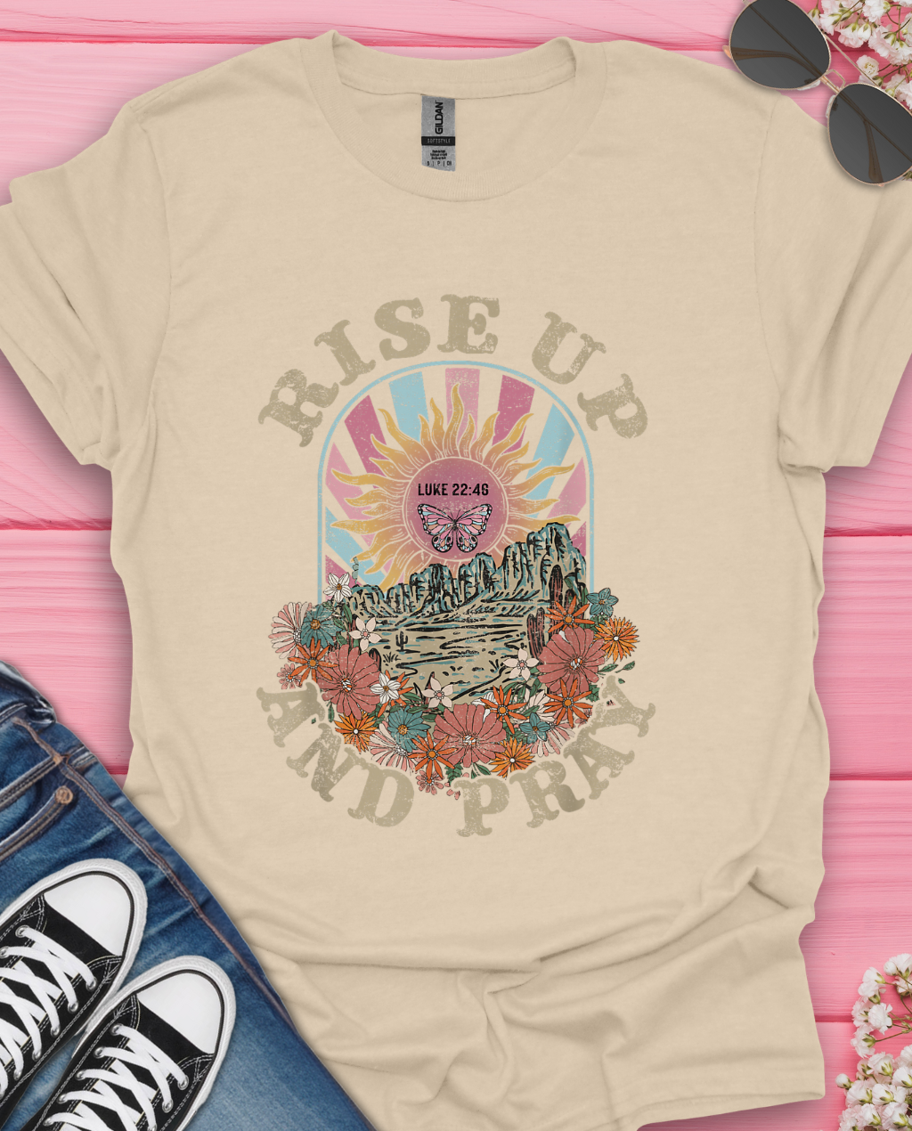 Riseup and Pray  T-Shirt