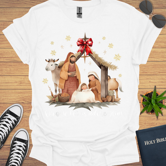 Let us Adore Him  T-Shirt