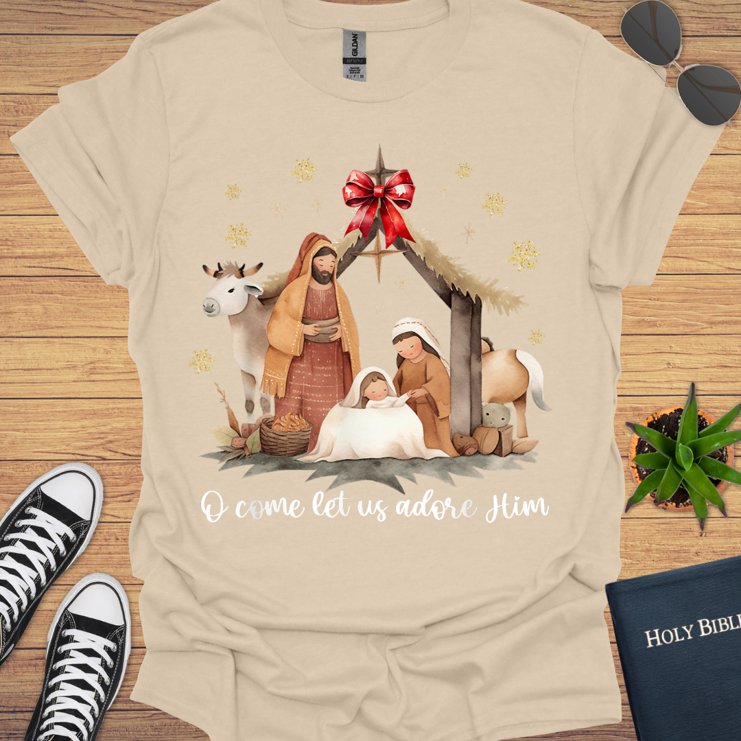 Let us Adore Him  T-Shirt